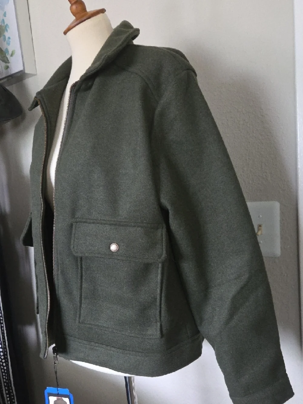 Banana Republic Olive Green Jacket - Picture 2 of 4